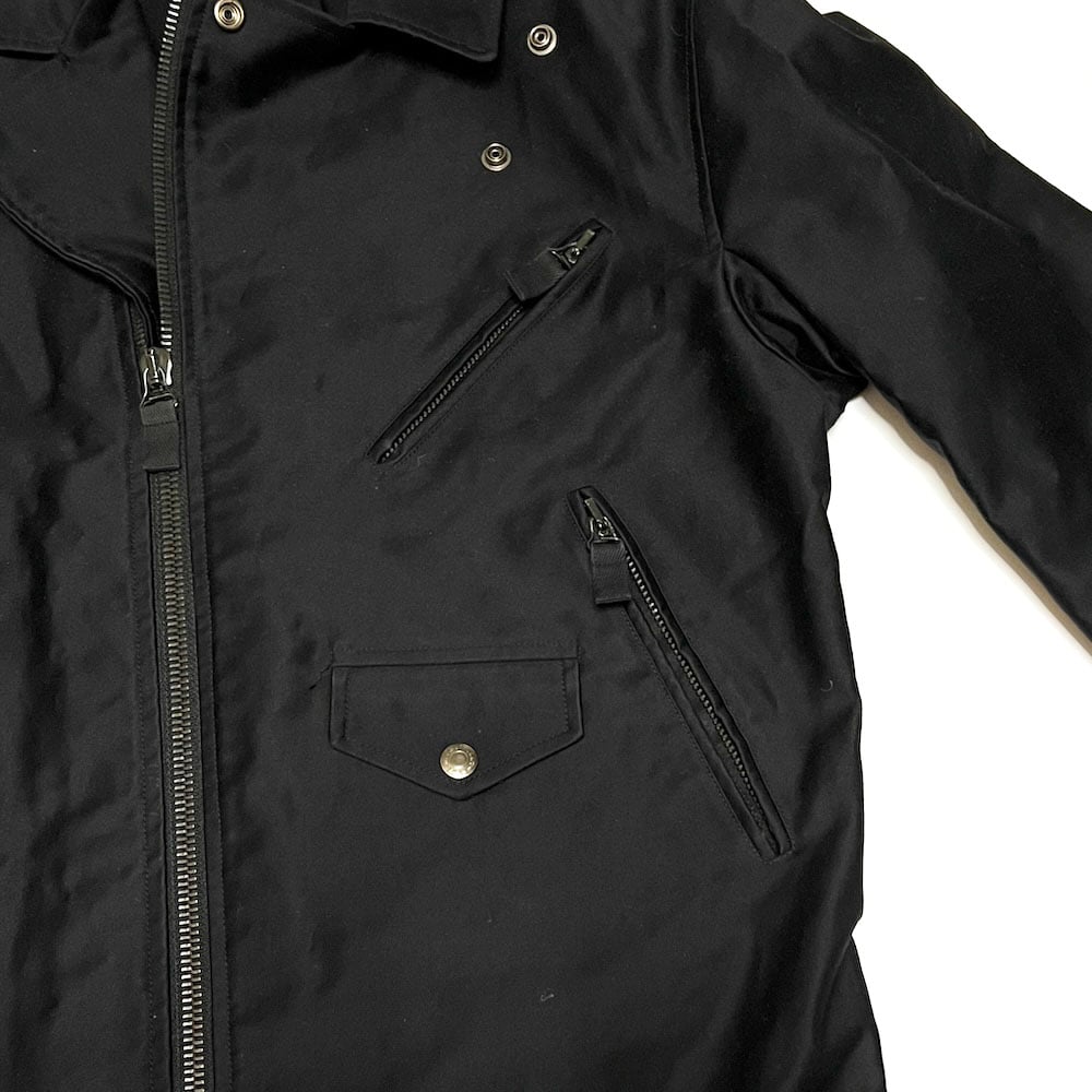 HELMUT LANG 本人期 2004ss ライダースコート USED】HELMUT LANG 2004SS RAIDERS COAT BLACK | K