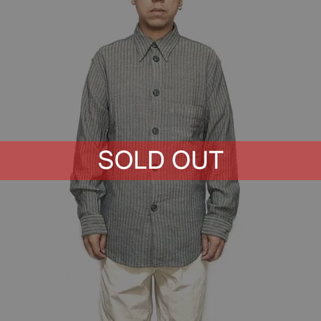 【USED】80'S-90'S EMPORIO ARMANI WOOL CRUSHING SHIRT