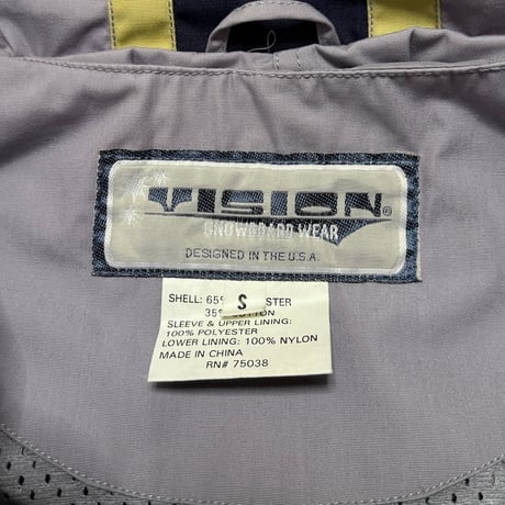 【USED】90's-00's VISION SNOWBOARD ZIP-UP JACKET