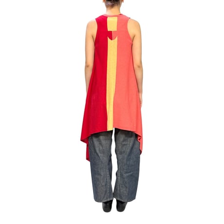 【USED】00's MARITHÉ FRANÇOIS GIRBAUD Asymmetrical Knit Tunic Dress