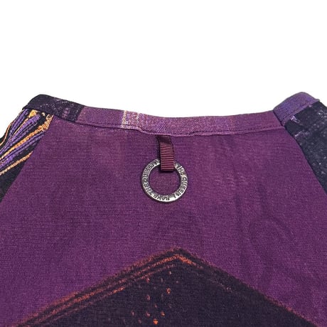 【USED】00's SAVE THE QUEEN! Baroque Mesh Art Power Net Top