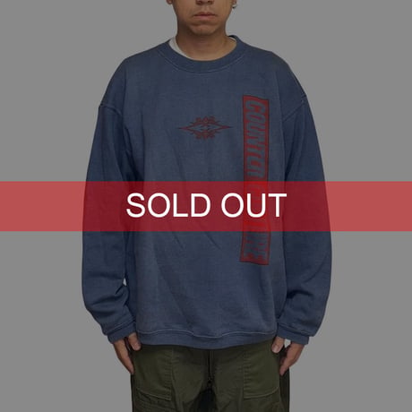 【USED】90's COUNTER CURTURE SWEATSHIRT SLATE BLUE