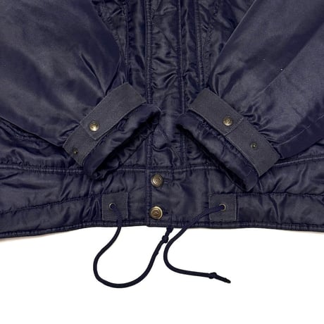 【USED】80's ARMANI JEANS NYLON × SUEDE FLIGHT JACKET