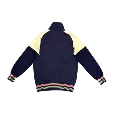 【USED】70's-80's FRED PERRY Sportswear Old Track Jacket Navy × Cream
