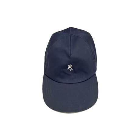 【USED】90's agnès b. PARIS Lizard Embroidery Cotton Cap Made in France