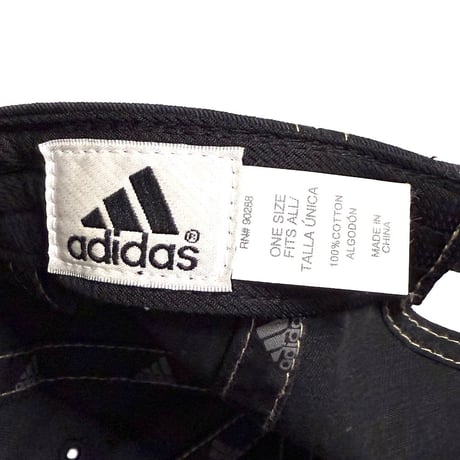 【USED】00's adidas Performance Logo Contrast Stitching Cap