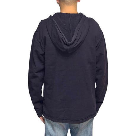 【USED】90's ARMANI JEANS Skipper Hooded Sweatshirt