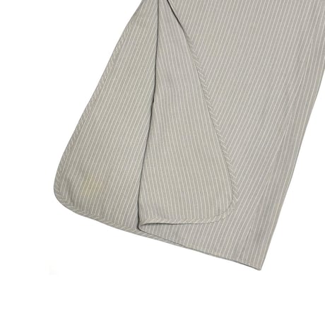 【USED】90's EMPORIO ARMANI Pinstripe Split Wide Trousers
