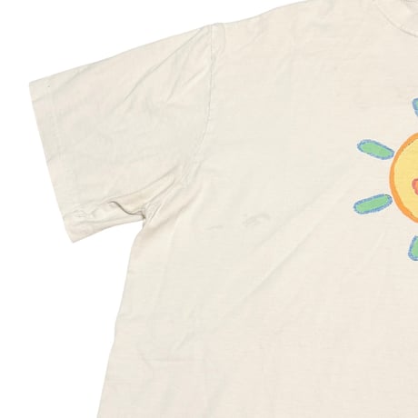 【USED】90's FRESH PRODUCE SMIING SUN T-SHIRT