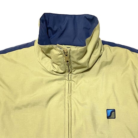 【USED】90'S-00'S STUSSY OUTDOOR PADDED NYLON JACKET BEIGE