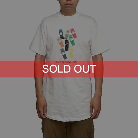 【DEAD STOCK】90's EMPORIO ARMANI OROLOGI T-SHIRT