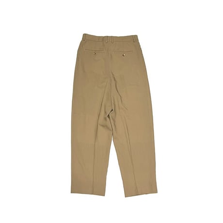 【USED】60'S-70'S SUPER 100'S WOOL SLACKS PANTS BEIGE