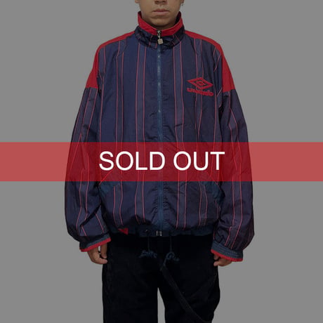 【USED】90'S OLD UMBRO STRIPE JACKET