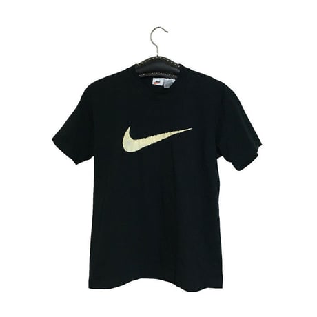 【USED】90'S NIKE SWOOSH T-SHIRT BLACK