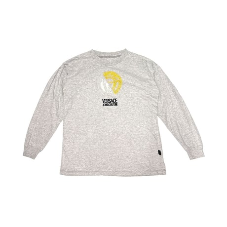 【USED】90's BOOTLEG MEDUSA EMBROIDERY L/S T-SHIRT
