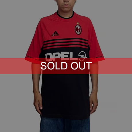 【USED】90's-00's adidas AC Milan T-SHIRT