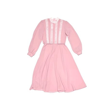 【USED】80's BULLOCKS WILSHIRE DRESS PINK
