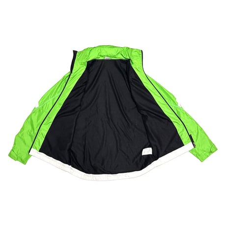【USED】00's NIKE CRIMA-FIT Bright Green Windbreaker Jacket