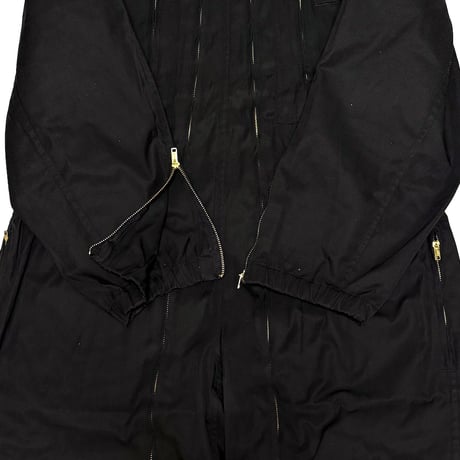 【USED】90's-00's Double-Line Zip Utility Jumpsuit German Made
