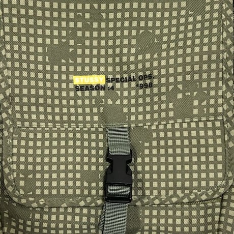 【USED】90'S-00'S STUSSY NIGHT CAMO SHOULDER BAG