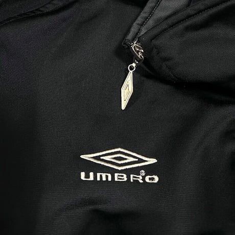 【USED】00'S UMBRO BLACK TRACK JACKET