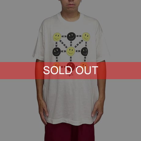 【USED】90's SMILEY "EXSTACY" T-SHIRT