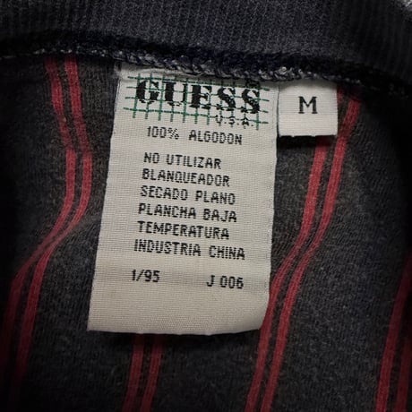 【USED】90's GUESS JEANS U.S.A. Stonewashed L/S T-shirt