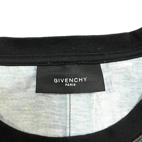 【USED】GIVENCHY 2012 SS PRE PAISLEY × MILITARY AIRCRAFT T-SHIRT