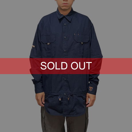 【USED】90'S-00'S TRIPLE FIVE SOUL NYC DETACHABLE GIMMICK SHIRT