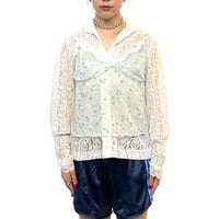 【USED】80's SMALL FLORAL PATTERN CHIFFON CAMISOLE