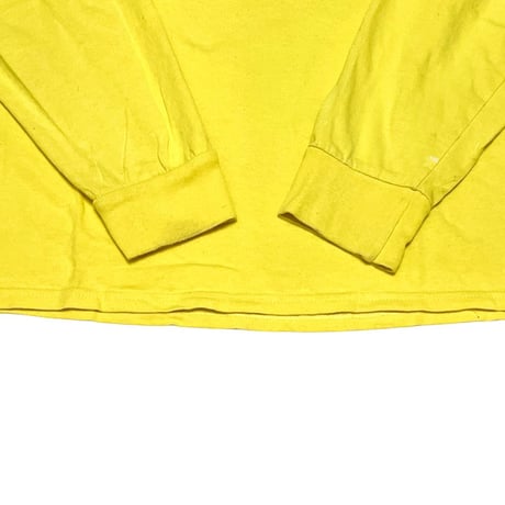 【USED】00's TRADER JOE'S L/S T-SHIRT YELLOW