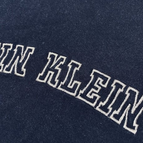 【USED】90'S-00'S CALVIN KLEIN JEANS  EMBROIDERY LOGO T-SHIRT