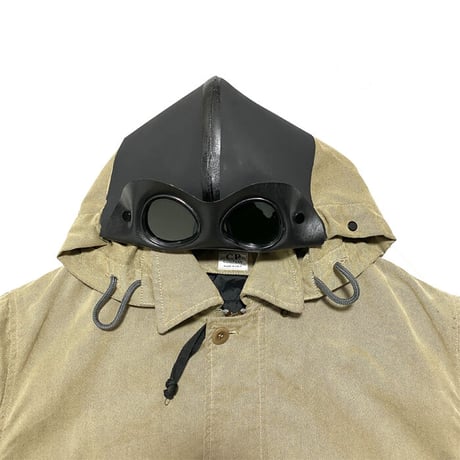 【USED】00'S C.P. COMPANY RUBBER GOGGLE HOOD JACKET