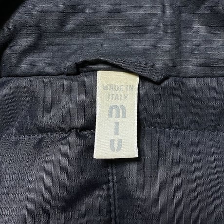 【USED】00'S MIU MIU DOWN JACKET with QUICK RELEASE BUCKLE