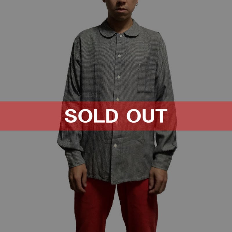 USED】SEDITIONARIES HOUNDSTOOTH PETER PAN SHIRT 