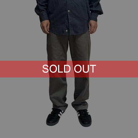 【USED】00's STUSSY WORK TROUSERS GRAY MADE IN USA