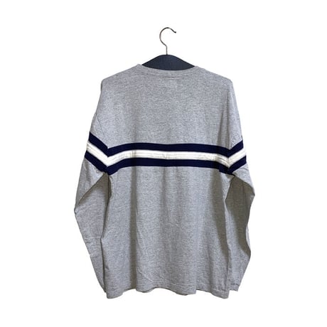 【USED】90'S STUSSY BORDER LINE L/S T-SHIRT