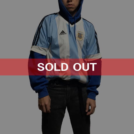 【USED】90'S ADIDAS HOOLIGAN GAME T-SHIRT MADE IN U.K