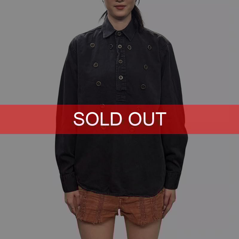 USED】80's OLD & WEST CAVALRY SHIRT | KONBINI