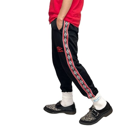 【USED】00's UMBRO TRACK PANTS BLACK