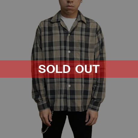 【USED】50-60'S PENNEY'S TOWNCRAFT CHECK SHIRT