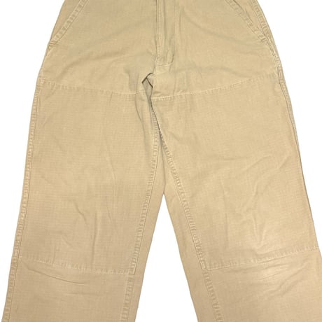 【USED】90's STUSSY OUTDOOR RIPSTOP PANTS BEIGE