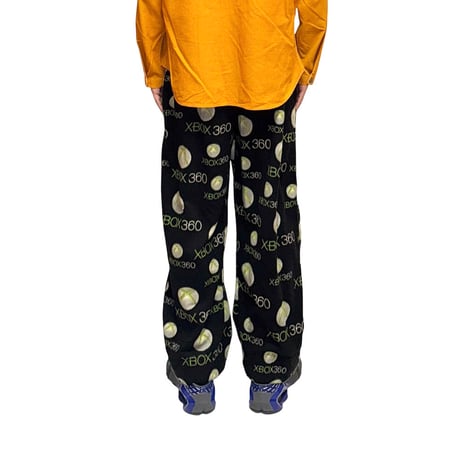 【USED】00's Microsoft XBOX 360 FLEECE PAJAMA PANTS
