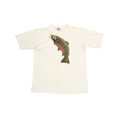 【USED】90's MICHAEL FELBER BROOK TROUT T-SHIRT