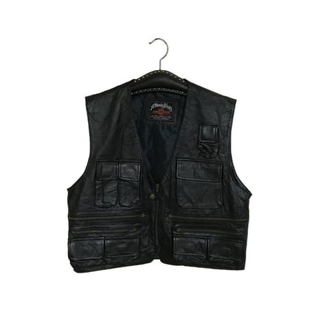 【USED】LEATHER TACTICAL VEST