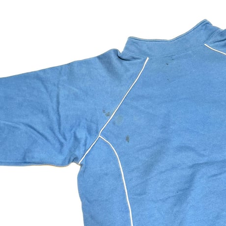 【USED】90's Ben Sherman LONDON DIAGONAL ZIP MOCK-NECK SWEATSHIRT