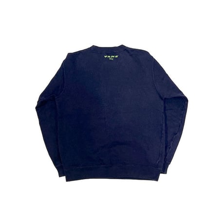 【USED】00'S VANS REFLECTOR PRINT SWEATSHIRT
