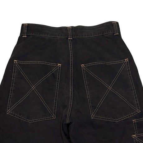 【USED】90's-00's BARREL ROLL BUGGY SHORTS BLACK