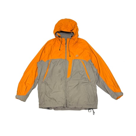 【USED】00's NIKE ACG OUTER LAYER3 OVERSIZED TECH・GEAR JACKET ORANGE×GRAY