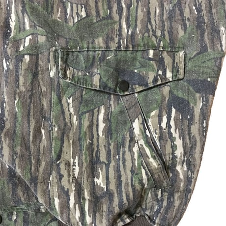 【USED】XXXL REAL TREE CAMO BOMBER BLOUSON
